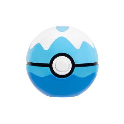 Pokémon Clip N Go Poke Ball Belt Set featuring Quaxly figure and themed belt with Dive Ball and Water Ball accessories.