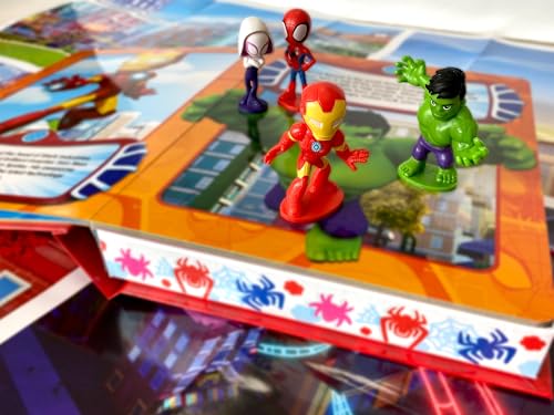 Marvel Spidey and his Amazing Friends My Busy Books - Storybook, 10 figurines, playmat