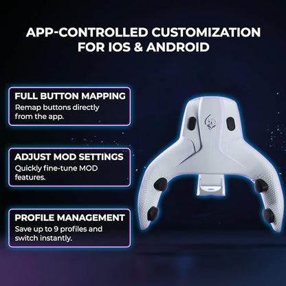 Collective Minds Strike Pack Horizon Vista for PS5 with 4 back buttons, wired USB, app-controlled mods, compatible with PS5 DualSense and PC.