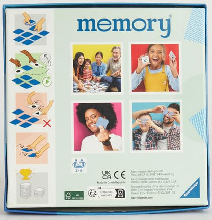 Ravensburger Paw Patrol Toys - Mini Memory Game - Matching Picture Snap Pairs Game For Kids Age 3 Years and Up