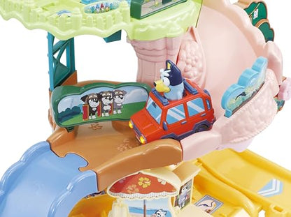 VTech Toot-Toot Drivers Road Trip Play Set, Bluey Playset includes Toy Car, Vehicle Tracks for Kids with Lights and Sounds, For Toddlers, 12 Months, 2, 3, 4+ Years, English Version