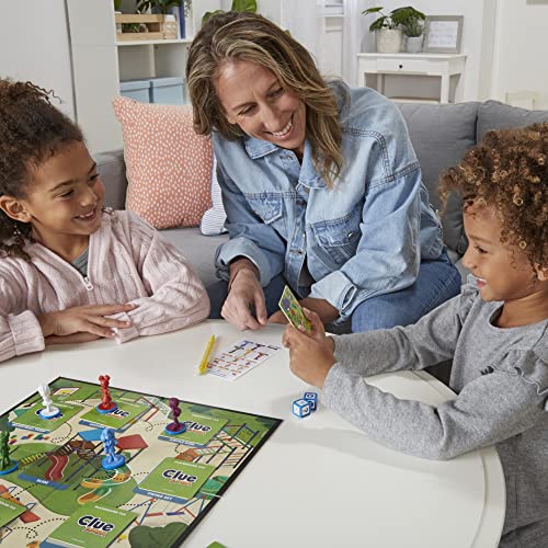Hasbro Gaming Cluedo Junior Board Game, Reimagined Classic for 2-6 Players, Detective Games for Boys and Girls, 2 in 1 with 2-sided Gameboard, Fun Toy