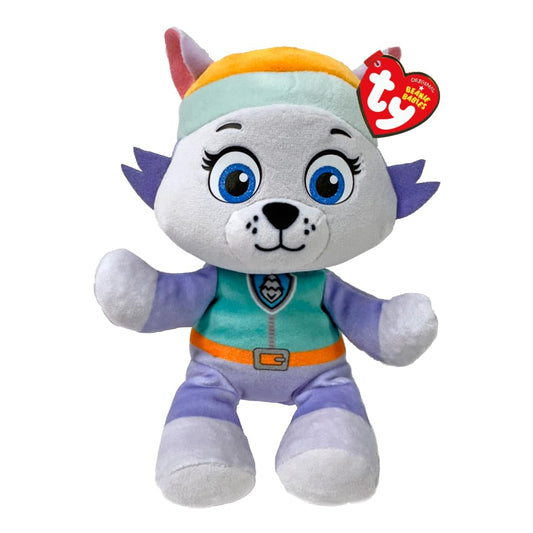 TY Everest Paw Patrol Soft Plush Toy for Kids, Cuddly Teddy, Collectible Stuffed Toy, Beanie Babies Range, Regular