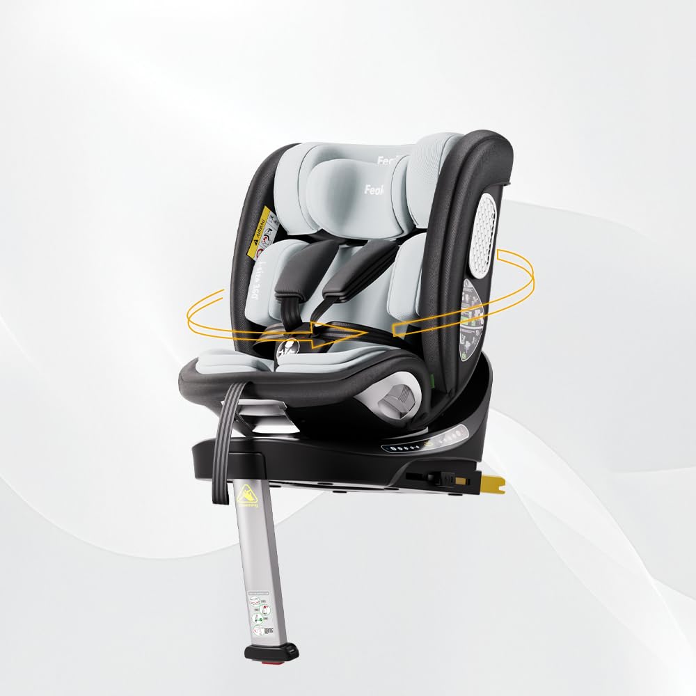 i-Size car seat (Grey Black)
