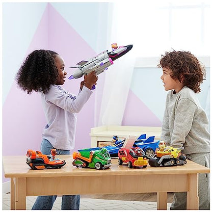 Paw Patrol: The Mighty Movie, Construction Toy Truck with Rubble Mighty Pups Action Figure, Lights and Sounds, Kids’ Toys for Boys and Girls 3+