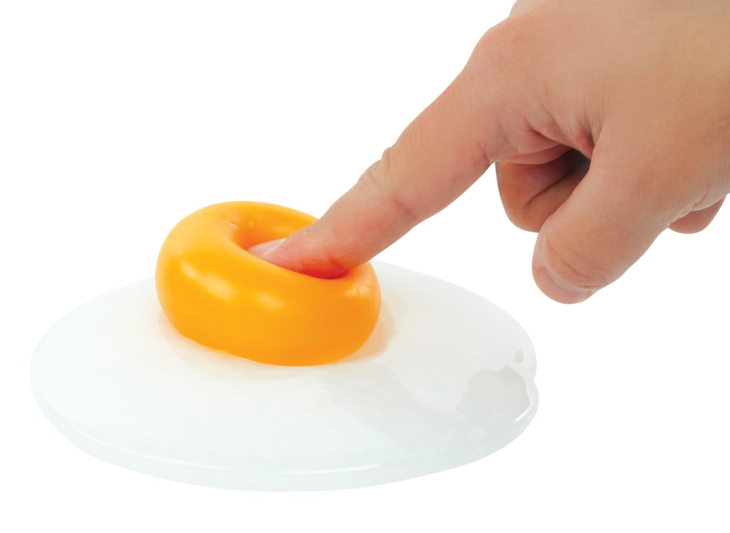 Crazy Aaron's Trendsetters Egg-Cellent Thinking Putty in a clear container, showcasing vibrant, moldable thinking putty.