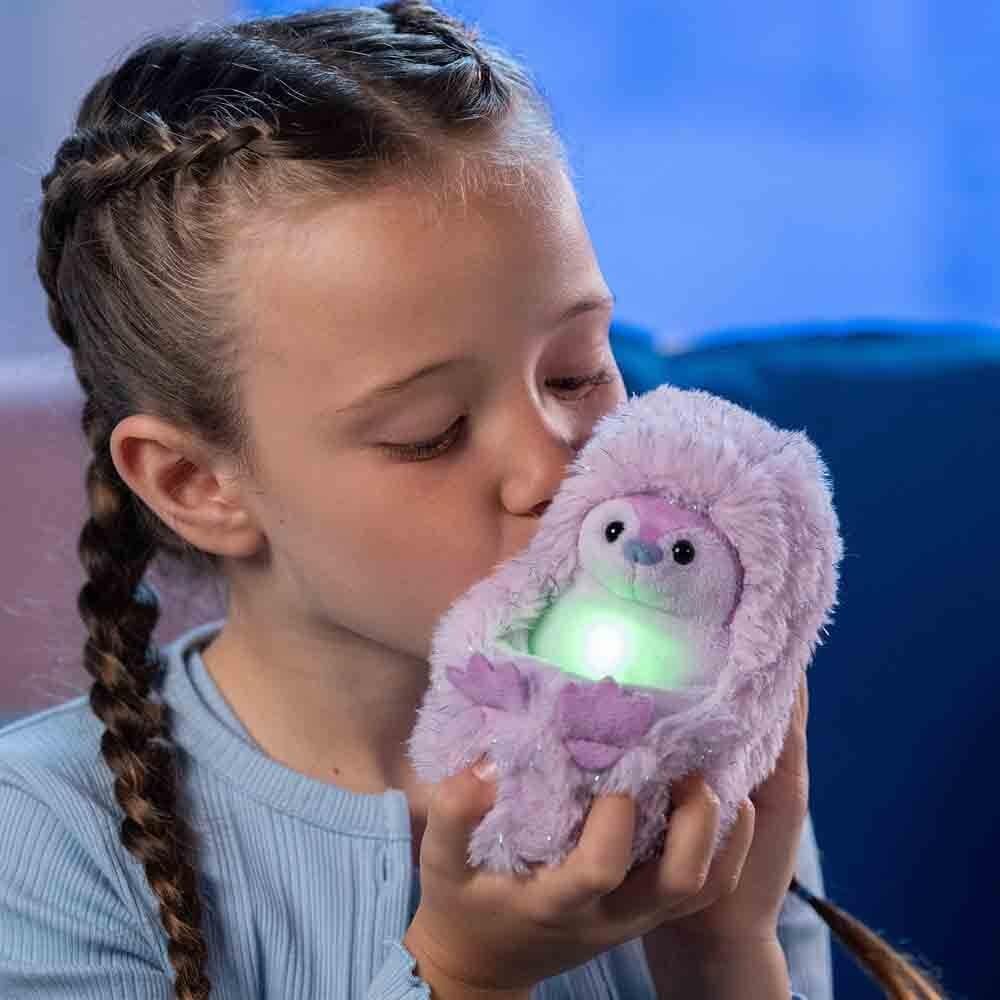 Curlimals Pip Penguin Arctic Glow Interactive Soft Toy Cute Plush Laughing Light-Up Tummy Age 3-6