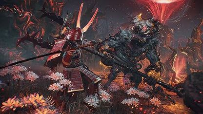 Nioh 3 PlayStation 5 game cover featuring dark fantasy artwork and the KT logo on a black background.
