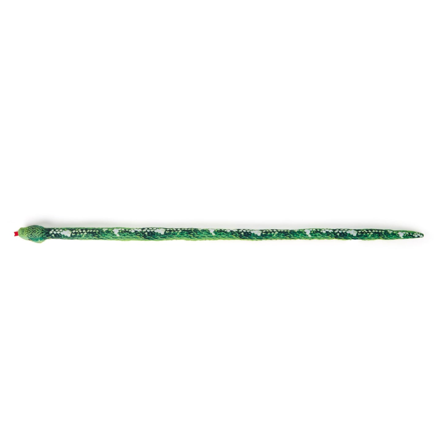 Zappi Co 100% Recycled Plush Green Tree Python Snake Toy (100cm Length) Stuffed Soft Cuddly Eco Friendly Green for New Born Child