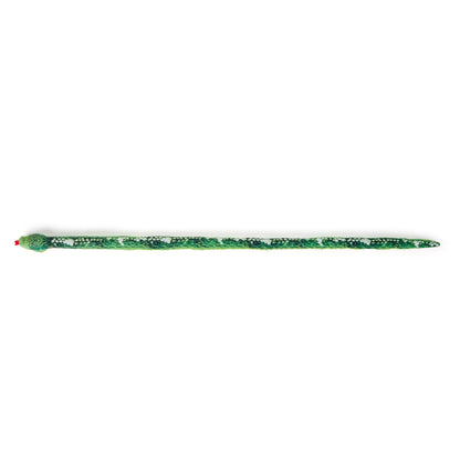 Zappi Co 100% Recycled Plush Green Tree Python Snake Toy (100cm Length) Stuffed Soft Cuddly Eco Friendly Green for New Born Child