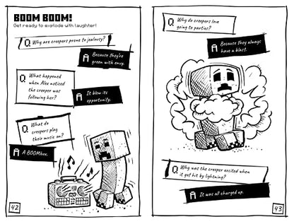 Minecraft Joke Book: An official illustrated Minecraft children’s joke book – The perfect Christmas stocking filler for funny kids who are into video games aged 7, 8, 9, 10 and 11!