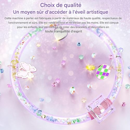 Bracelet Maker Kit For Girl Bracelet Beading Machine Creative Toy Jewelry Child 3 Years And Up Gift Girl Teen Christmas Activity Manual