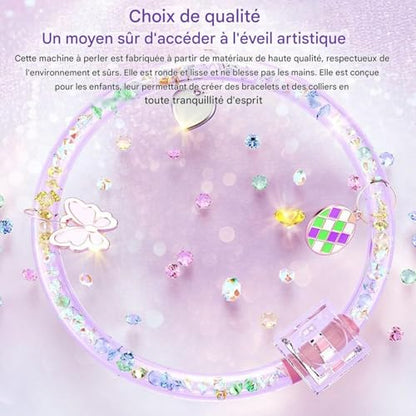 Bracelet Maker Kit For Girl Bracelet Beading Machine Creative Toy Jewelry Child 3 Years And Up Gift Girl Teen Christmas Activity Manual