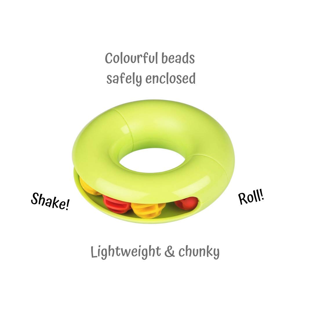 Halilit Musical Rings Gift Set. Musical Instruments for Babies Includes 4 Different Colourful Chunky Musical Rings. Safe, Fun and Durable. 3 Months +