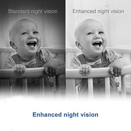 VTech VM901 Wi-Fi baby monitor with 5-inch display, 1080p HD camera, remote pan tilt zoom, night vision, and two-way talk.
