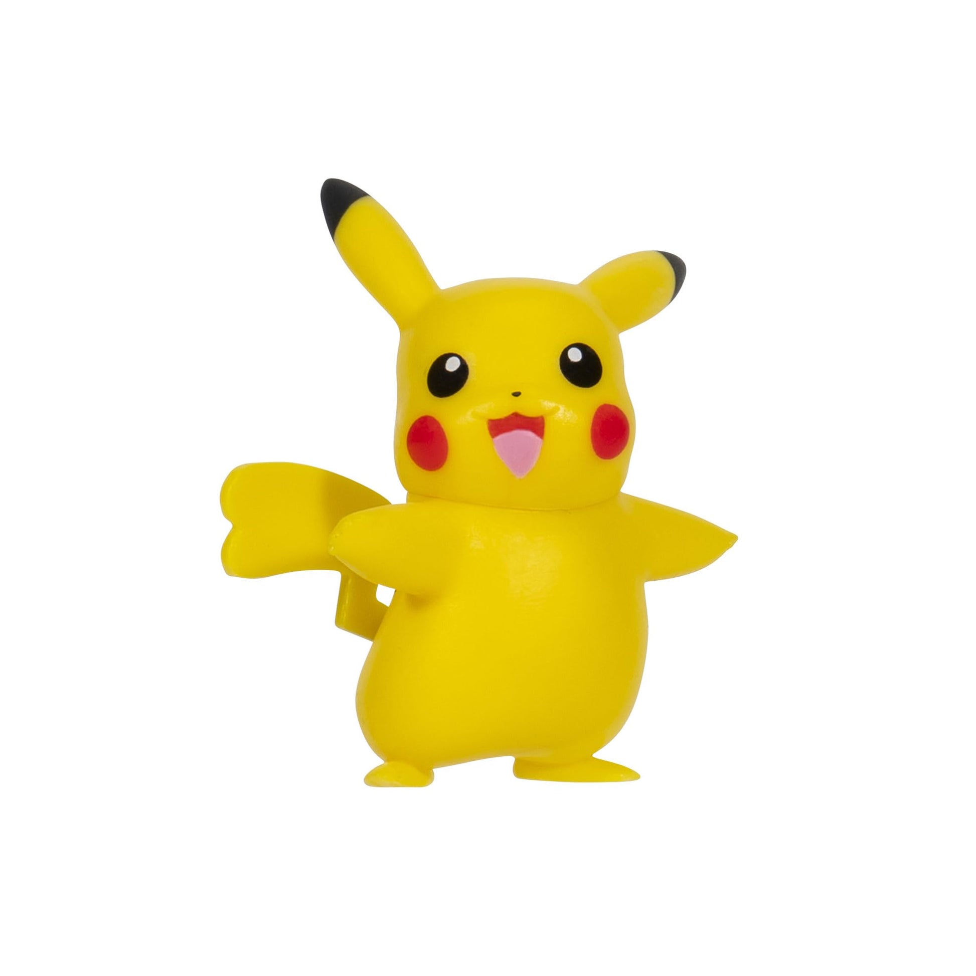 Pokémon Clip ‘N’ Go Pikachu with 2-inch figure and Love Ball accessory on a white background.