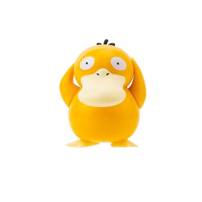 Pokémon Battle Figure 8 Pack featuring six 2-inch and two 3-inch figures, including Pikachu, on a display stand.