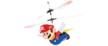 Carrera RC Super Mario Flying Cape Mario drone with 2.4GHz control, 20.9cm rotor, easy to fly for ages 8+
