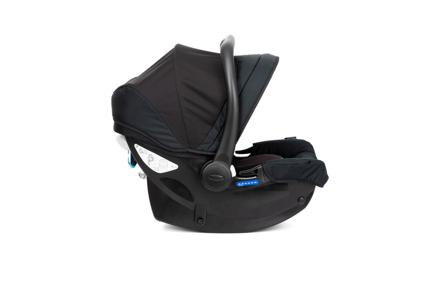 Graco SnugEssentials i-Size Infant Car Seat (Birth to 12 Months Approx, 40-75cm) with newborn insert, ISOFIX Base Compatible, Black/Grey fashion