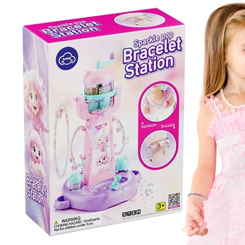 Bracelet Maker Kit For Girl Bracelet Beading Machine Creative Toy Jewelry Child 3 Years And Up Gift Girl Teen Christmas Activity Manual