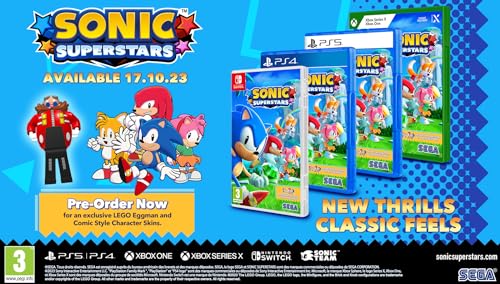 SEGA Sonic Superstars (Playstation 5) (Includes Comic Style Character Skins - Exclusive to Amazon.co.uk)