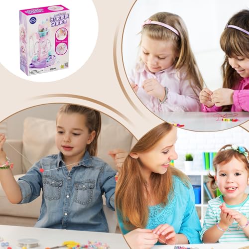 Bracelet Maker Kit For Girl Bracelet Beading Machine Creative Toy Jewelry Child 3 Years And Up Gift Girl Teen Christmas Activity Manual