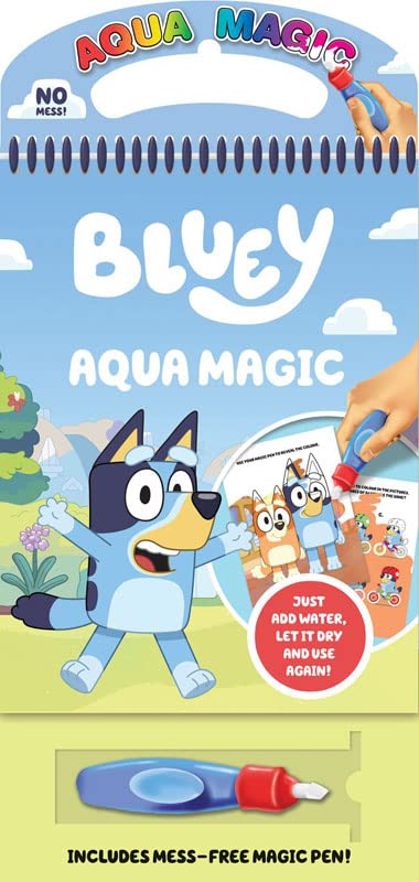 Anila's Bluey Activity Set with Aqua Magic, Finger Painting & Sticker Book.