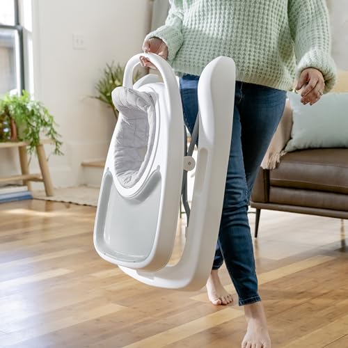 Ingenuity Spring & Sprout First Forest 3-in-1 baby activity walker with colorful toys and adjustable height for infants 6 months+