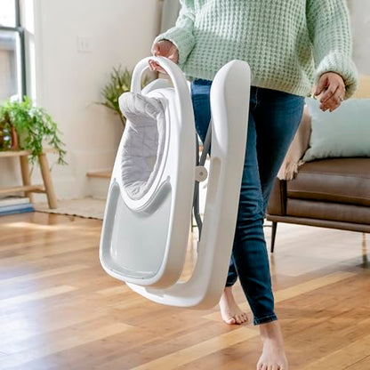 Ingenuity Spring & Sprout First Forest 3-in-1 baby activity walker with colorful toys and adjustable height for infants 6 months+