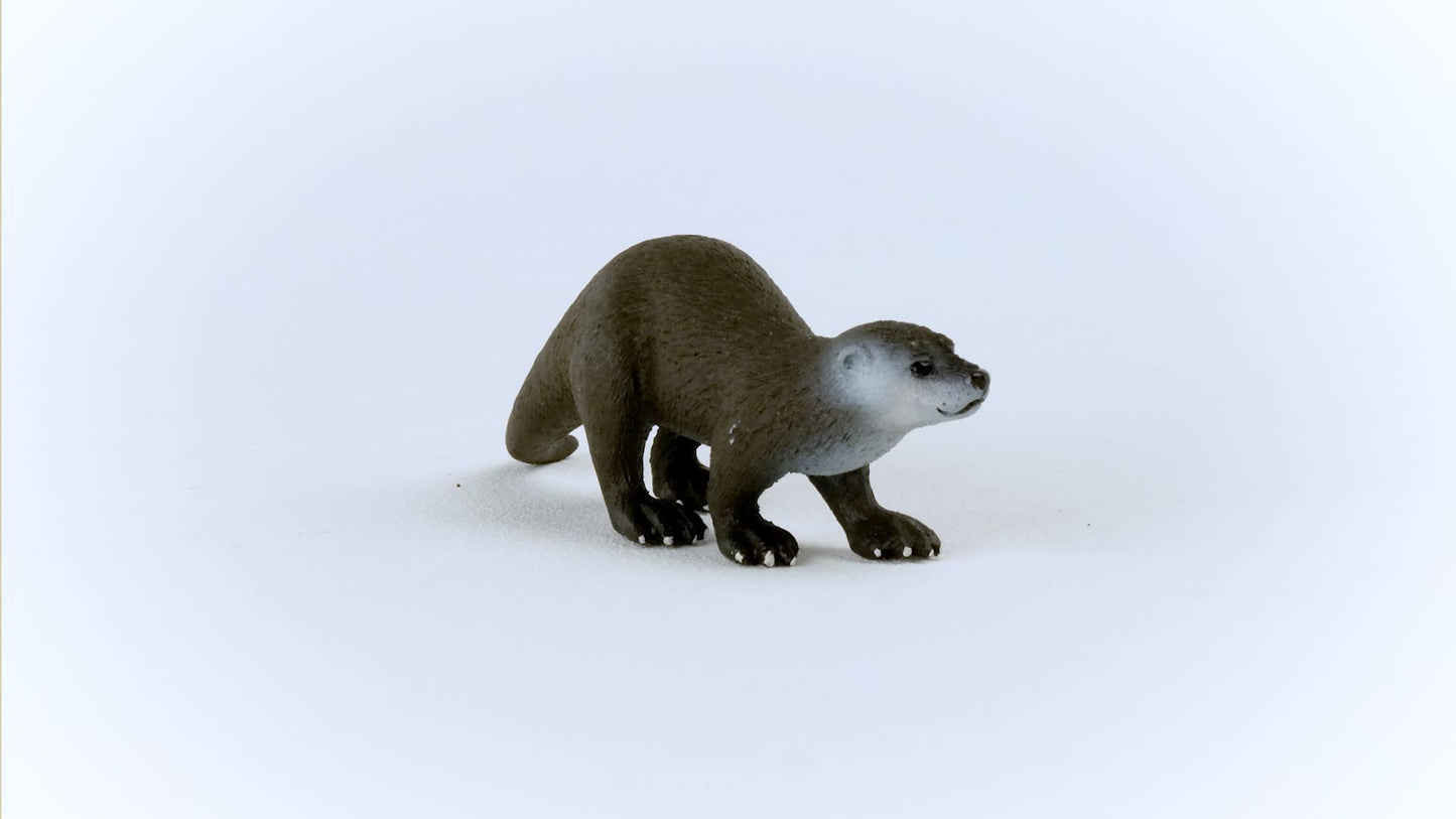 SCHLEICH 14865 Otter Wild Life Toy Figurine for children aged 3-8 Years
