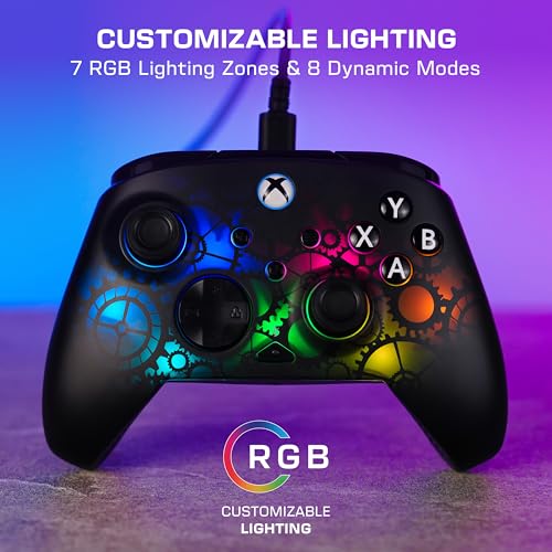 Turtle Beach Afterglow Ignite Time Machine Wired RGB Gaming Controller for Xbox and PC - Customizable RGB, Remappable Buttons, Hall-Effect Hair Triggers, 10ft Cable, Officially Licensed by Xbox