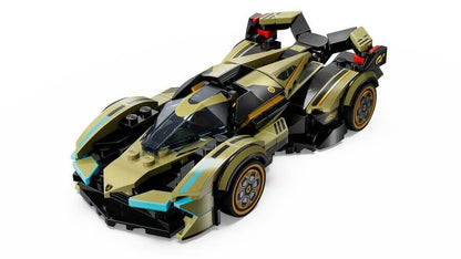LEGO Speed Champions Lamborghini V12 Vision GT, buildable supercar model set for kids aged 10 and up.