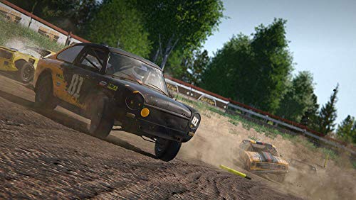 Wreckfest PS5 game case showing colorful car racing artwork, published by THQ Nordic.