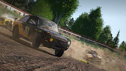 Wreckfest PS5 game case showing colorful car racing artwork, published by THQ Nordic.