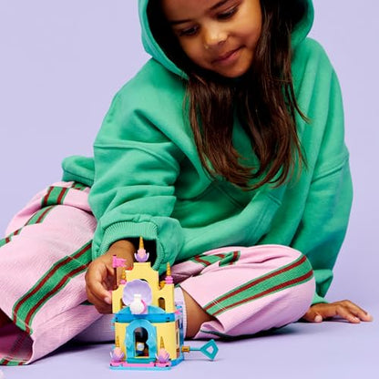 LEGO|Disney Princess Ariel's Magical Mini Palace - The Little Mermaid Castle Toy w/a Micro Doll plus Sebastian & Flounder Animal Figures - Gift for 5+ Year Old Girls - 43285