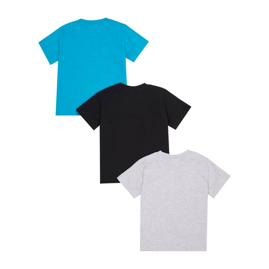 Hot Wheels Boys T-Shirts Pack of 3 |Short Sleeve 3PK Multipack T-Shirts for Boys | Official Clothing Merchandise 8-9 Years Multicoloured