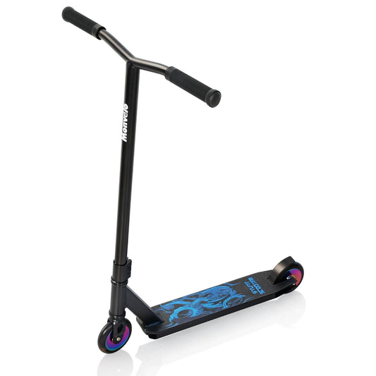 Freestyle Street Pro Stunt Scooter for Kids Ages 8-12, 360 Spin Trick Scooter with ABEC-9 Bearings (Black)