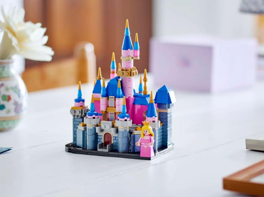 LEGO Mini Disney Sleeping Beauty Castle 40774 Building Set with Princess Aurora Mini-Doll, 528 Pieces, for Ages 12+