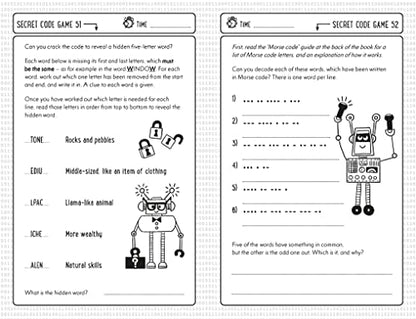 Secret Code Games for Clever Kids®: More than 100 secret agent and spy puzzles to boost your brainpower
