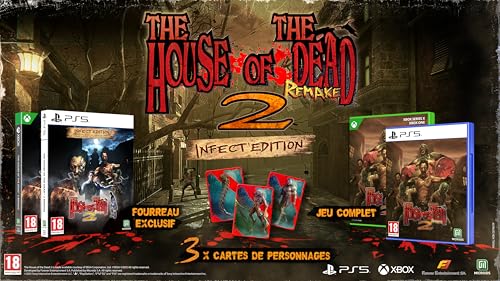 Limited edition The House of the Dead 2: Remake for PS5 by MICROÏDS, featuring game cover art with intense zombie graphics.