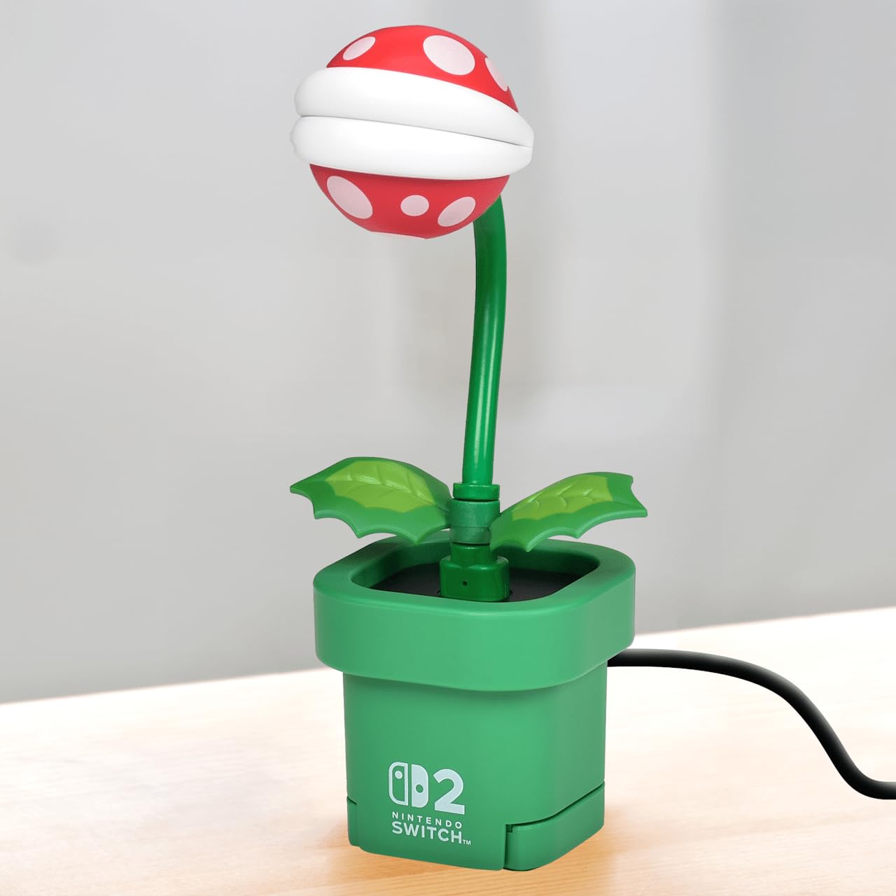Piranha Plant Camera for Nintendo Switch 2, featuring a playful Piranha Plant character in vibrant colors, compatible with Nintendo Switch.