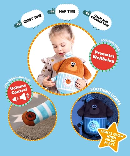 Hey Duggee Sleepy Time Teddy Bear with Soothing Lullaby Song from CBeebies TV Show