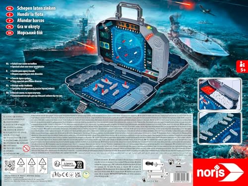 Noris 606104435 s Countersink Light & Sound Action Game for the whole family from 5 years,Red,white
