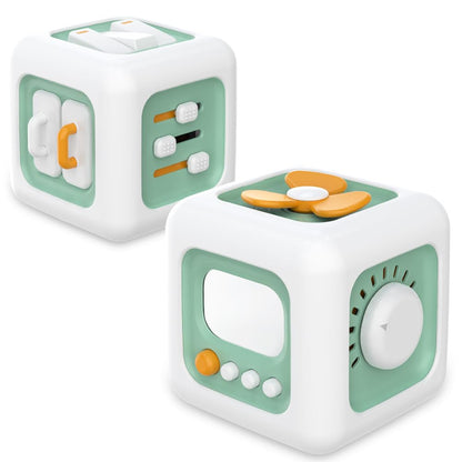 lerrbo Activity Cube Baby Toys for 1 Year Old Girl Gifts, Montessori Toys for Baby Girl, Travel Sensory Cube for Toddlers 1-3, Learning Fine Motor Skills,1st Birthday Gifts for 12 Months+(1 PCS)