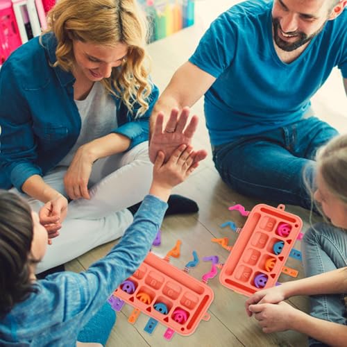 Yurosuis Toddler Activity Board | Silicone Educational Toy - Early Learning Toys - for 1-3 Years Old Kids Boys Girls Children Home School Kindergarten Travel