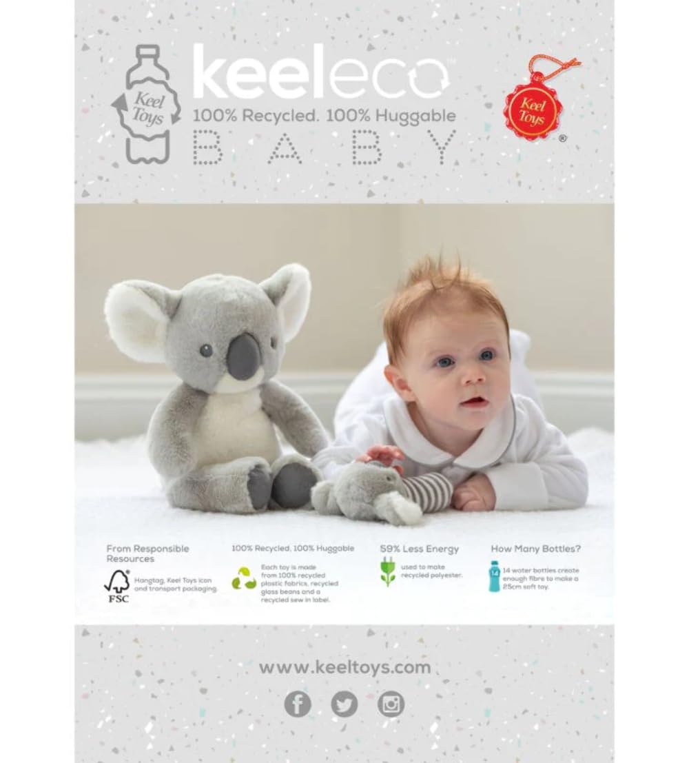 Keel Soft Toys- Keeleco Baby 17cm HUGGY GIRAFFE - SE6715