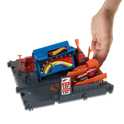 Hot Wheels City Toy Place Favourite Places Petrol Box Including 1 Vehicle for Children from 4 Years