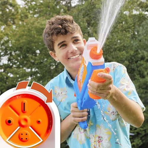Nerf Super Soaker Flip Fill water blaster in multicolor, 887ml capacity, designed for garden water games and outdoor fun.