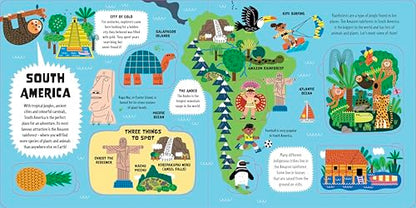 Lonely Planet Kids My First Lift-the-Flap World Atlas: Interactive Kids' Atlas with 40 Flaps, Fun Facts, Search-and-Find Games & Giant Pull-Out Map