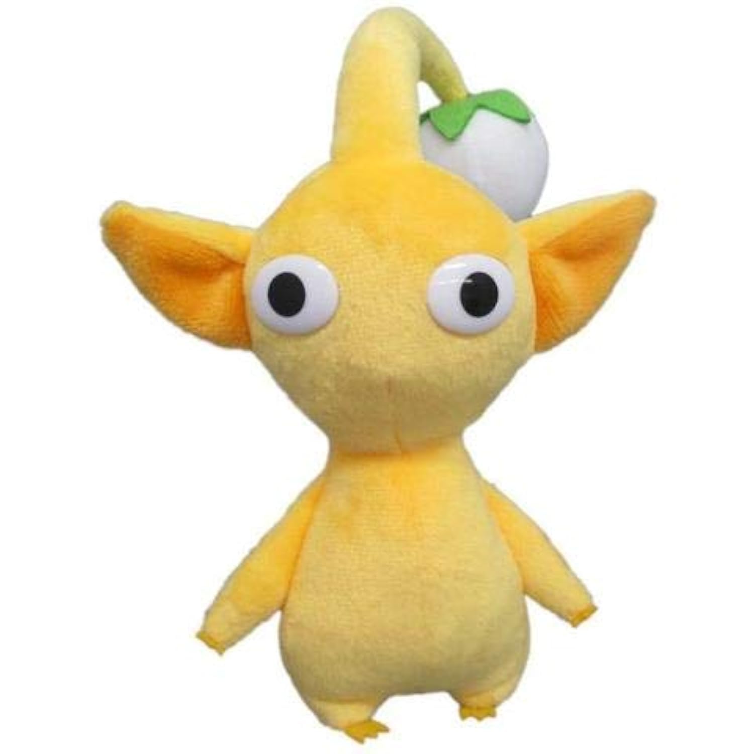 Nintendo Yellow Pikmin 17cm plush toy, soft and cuddly official San-Ei licensed Nintendo character plush.